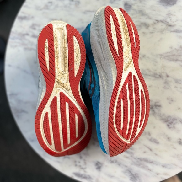 Saucony Endorphin Shift 2 Men’s Running Shoes | Blue/Red | Size 9.5 - Picture 10 of 14